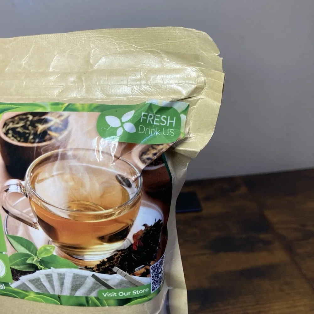 FreshDrinkUS Premium 175 Green Tea Bags 100% Natural & Pure from Green Tea Herba
